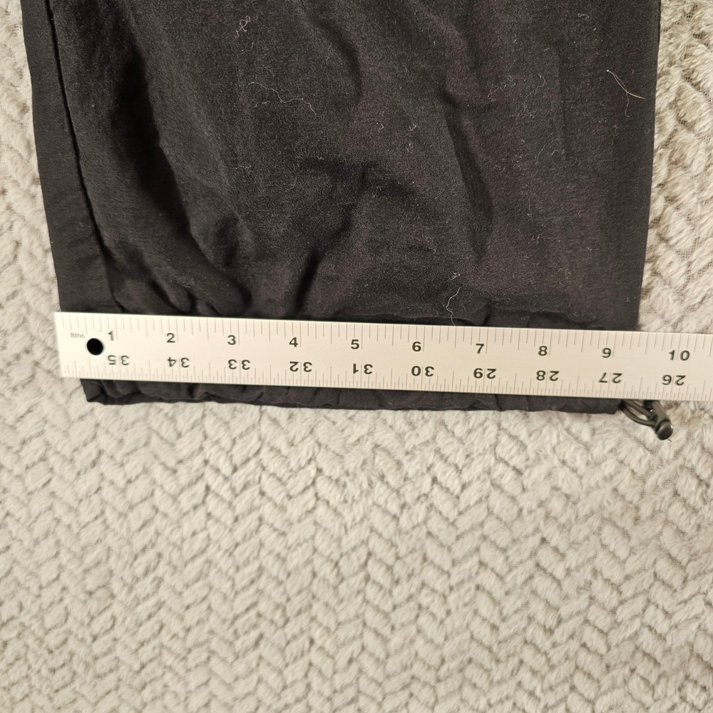 Aeropostale Black Parachute Cargo Pants XS 25" Elastic Waist Baggy Relaxed Fit‎ - Picture 5 of 8